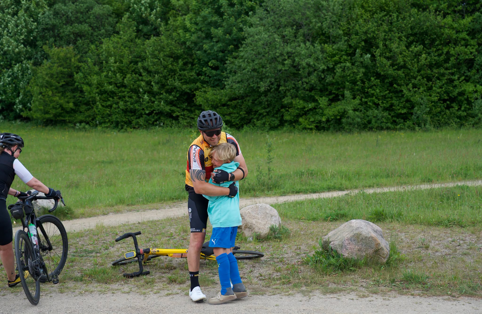 Et varmt gensyn under cykelturen