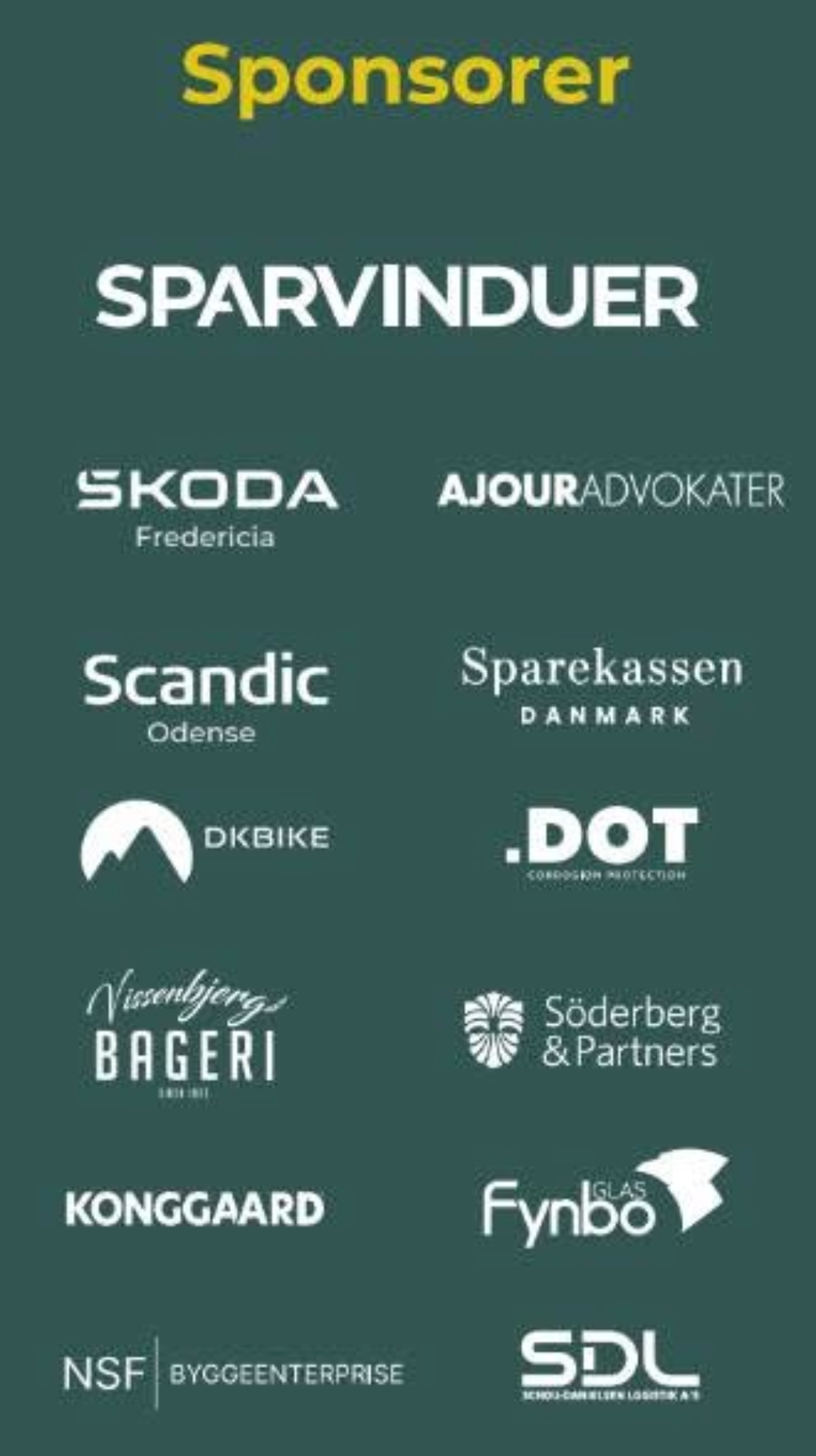 Sponsorer for Sparvinduer Lillebælt Rundt 2026